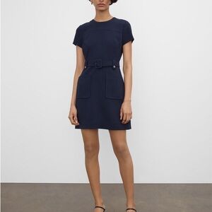 Club Monaco Belted Pocket Dress Sz 4 NWT